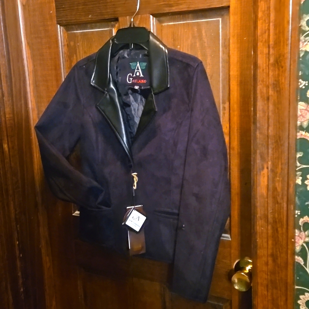 Italian Leather Jacket G Milano NWT